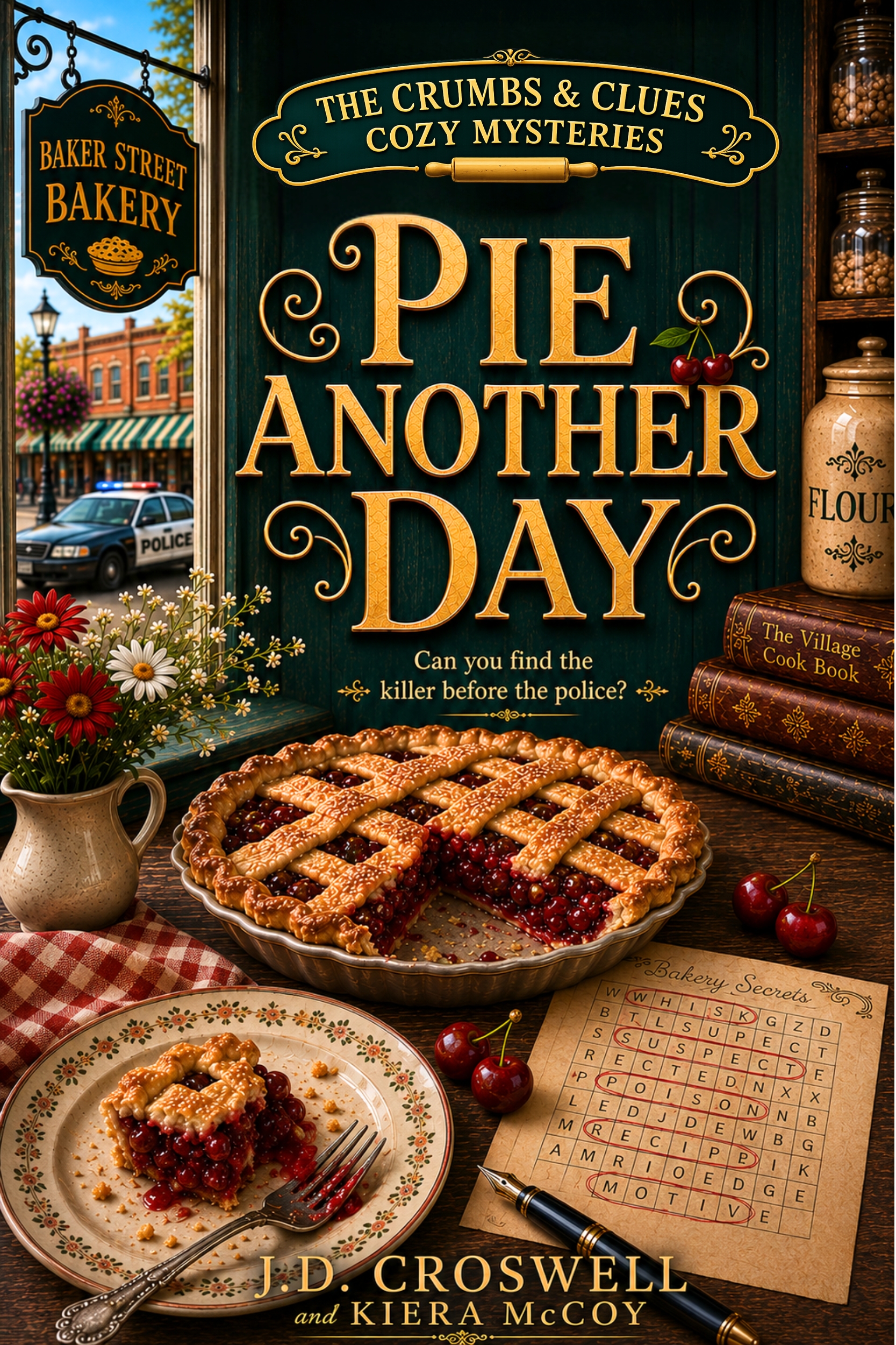 Pie Another Day: A Cozy Bakery Murder Mystery Word Search Puzzle — Read the Story, Solve the Puzzles, Catch the Killer